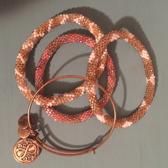Alex and Ani bracelet stack - Picture 2 of 2