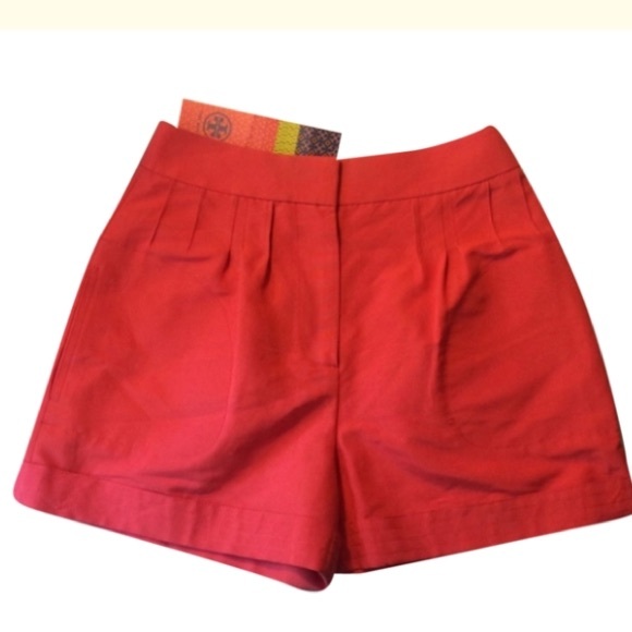 Tory Burch coral shorts