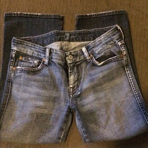 7 for all Mankind jean capris.