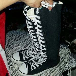 Knee high Converse