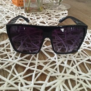 Oversized black sunglasses