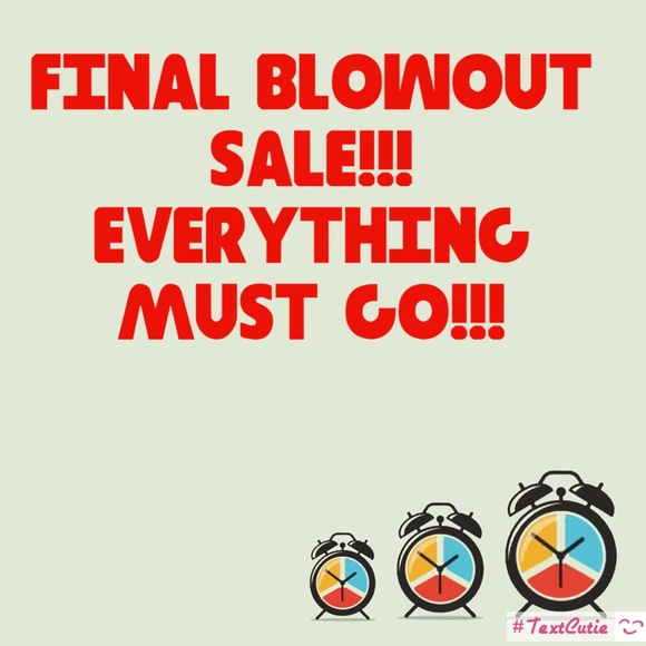 ‼️EVERYTHING ON SALE‼️ Final price drop!!
