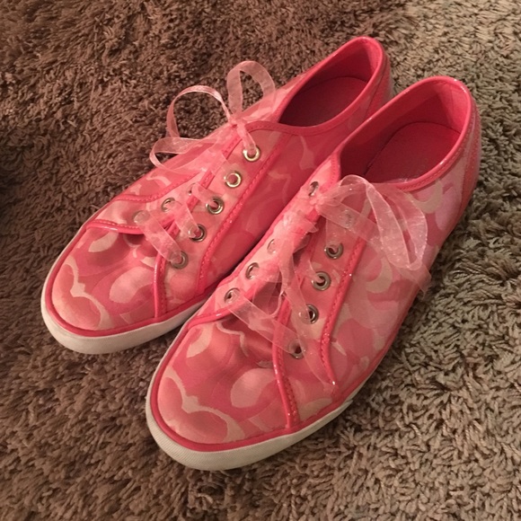 Pink Coach shoes - Picture 1 of 3