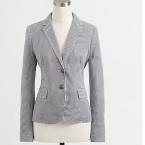 J Crew Seersucker Blazer