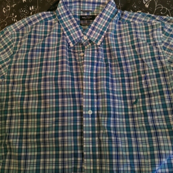 Nautica men's xxl button up short sleeve.