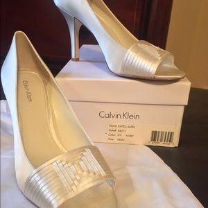 Calvin Klein satin shoes