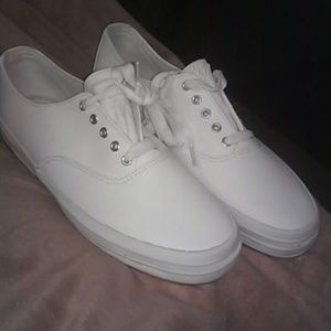 White canvas shoes