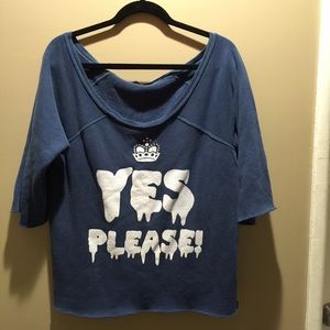 Wildfox off-the-shoulder sweater