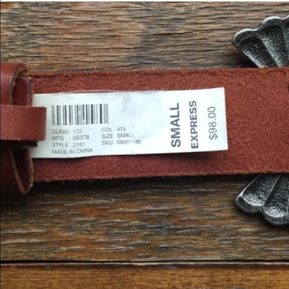 🚫SOLD🚫Genuine Leather Concho Belt🍍 - Picture 4 of 4