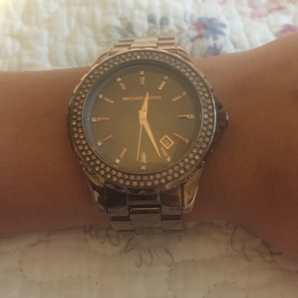 Bronze Michael Kors watch