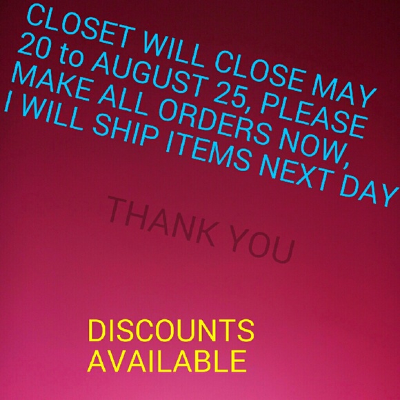 Important information regarding closet