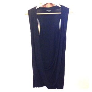 BR front faux wrap top