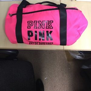Victoria's Secret pink gym bag. Pre loved.