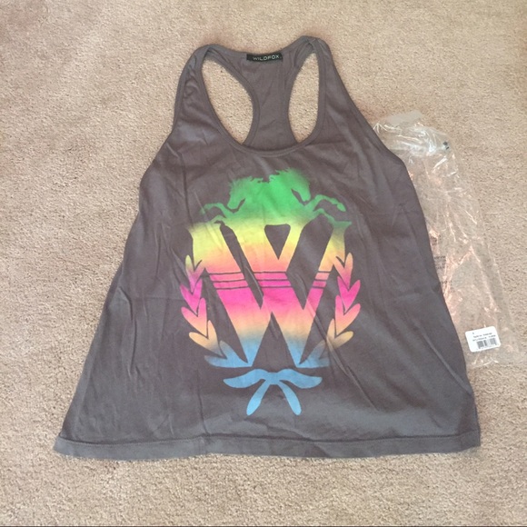 Wildfox Rainbow Baggy Boy Tank - Picture 3 of 3