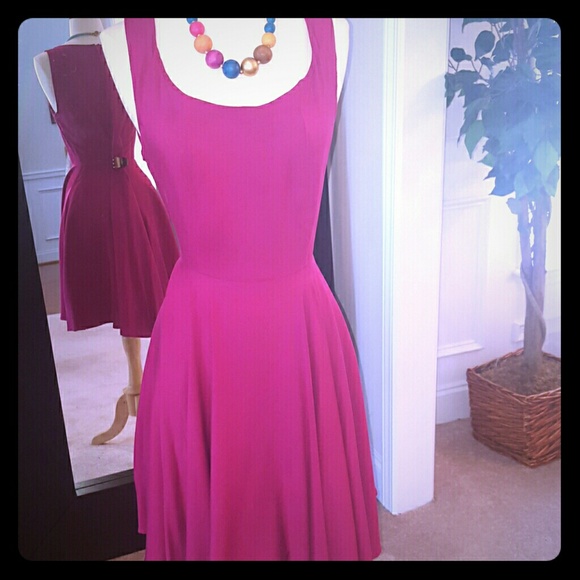 Hot Pink Spring Dress