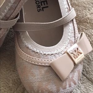 BRAND NEW Micheal kors toddler flats *NEVER WORN*