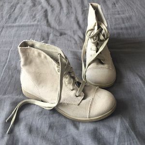Canvas Combat Boots