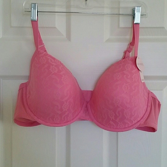 NWT Pink Cacique Adjustable Strap Bra 46D