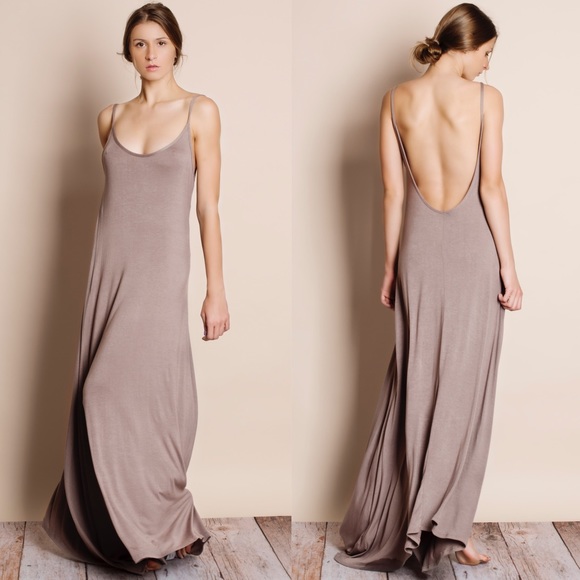 NBF ❤️ Low Back / Backless Maxi Dress - Picture 2 of 4