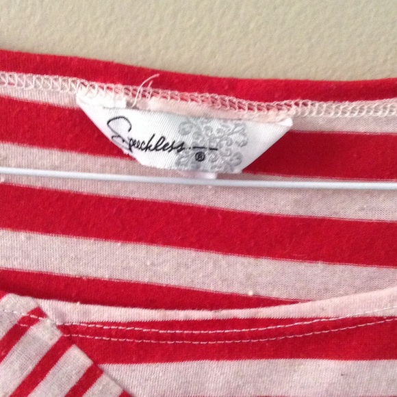 Red and white striped shirt. - Picture 2 of 4