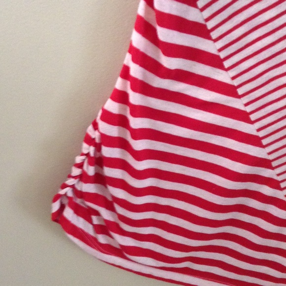 Red and white striped shirt. - Picture 3 of 4