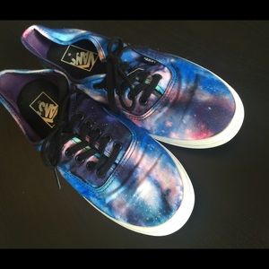 Limited edition galaxy vans