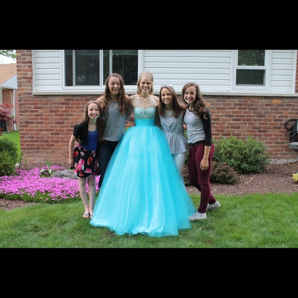 Beautiful ball gown prom dress