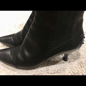 Tod's Black Boots Size 8 1/2