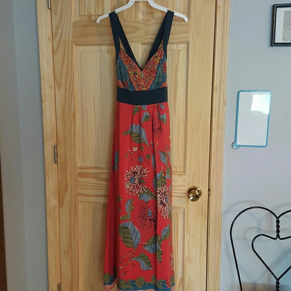 Anthropologie maxi dress