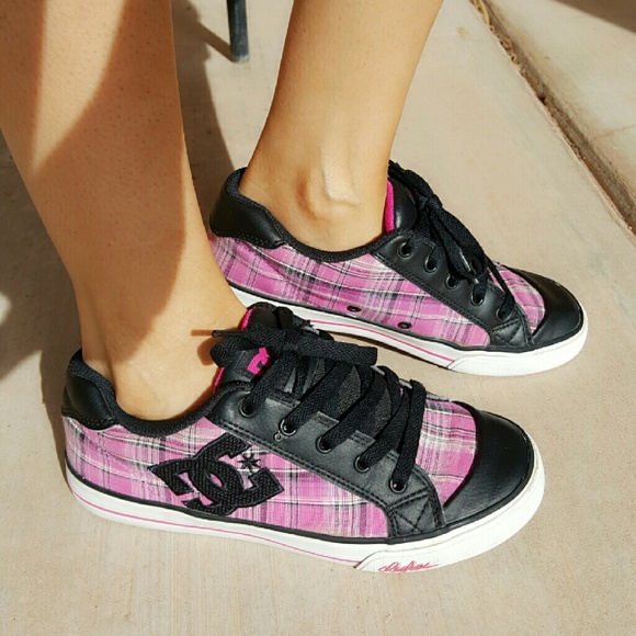 Black and Plaid DC Shoes