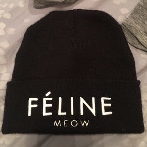 Black beanie from Urban Outfitters