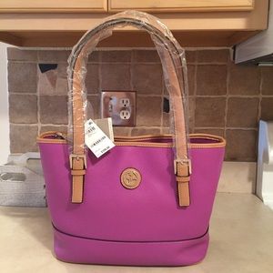 NWT Giani Bernini Saffiano Bright Violet Purse