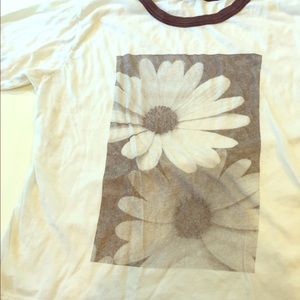 Brandy Melville tee with flower print