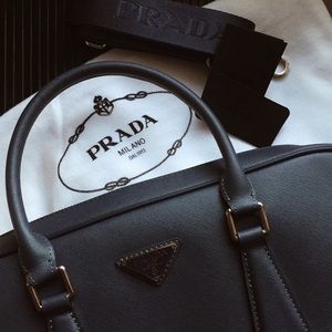 Huge Prada Saffiano drawstring dust bag