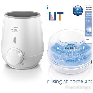 Avent bottle warmer and microwave sterilizer