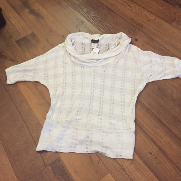 White/silver shimmer lightweight sweater - Picture 4 of 4