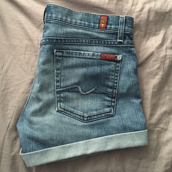 7MK jean shorts