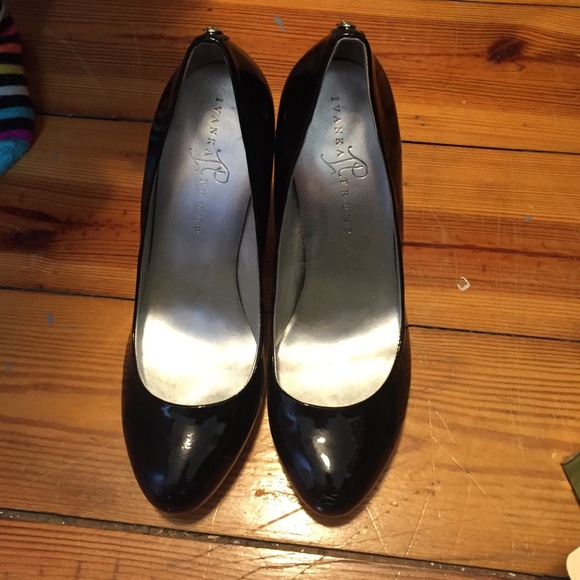 Ivanka Trump Black Patten Heels