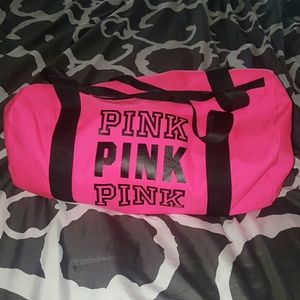 Victorias secret pink duffle bag