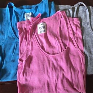 Victoria Secret ribbed racer backs