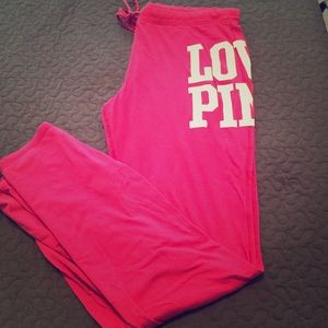 Love PINK sleepwear pants!