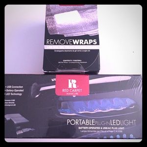 Red carpet plug in Led light and remove wraps