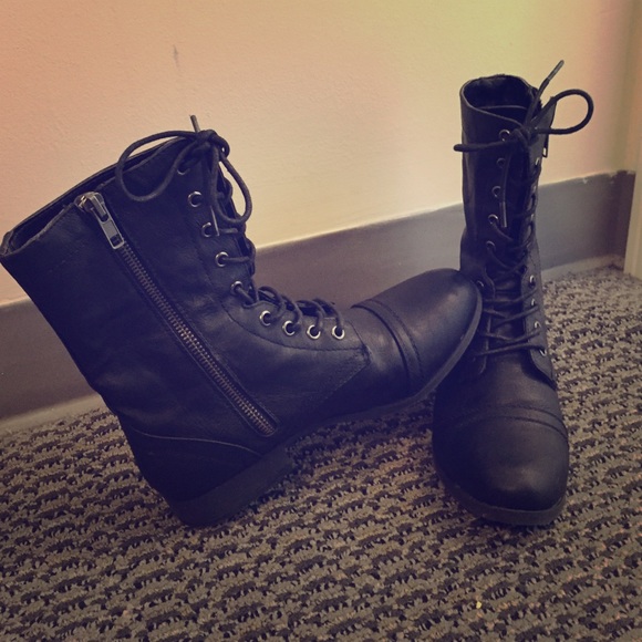 Combat boots!