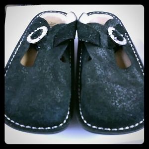 Shimmer and rhinestone Alegria shoes