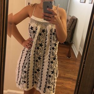 Joie floral stitched shift dress