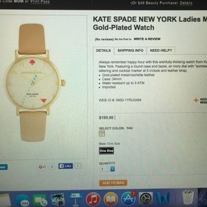 Kate spade watch