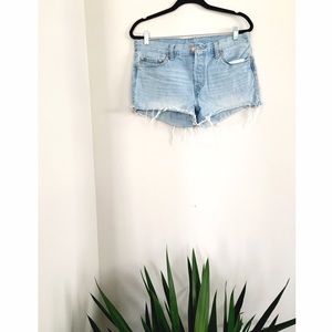 (Levi's) denim shorts