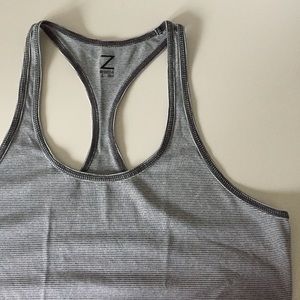 Zella striped work out tank