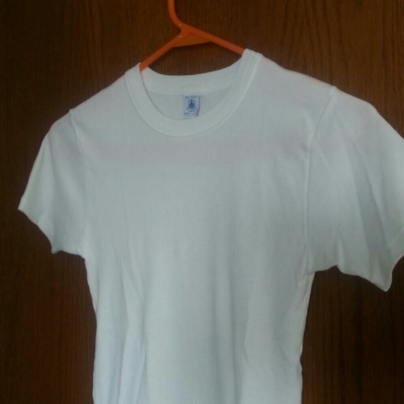 PETIT BATEAU Women's Plain Tee (White, Small)