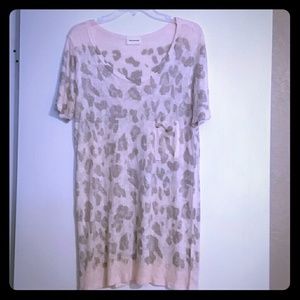NWOT Pink Cheetah Tunic